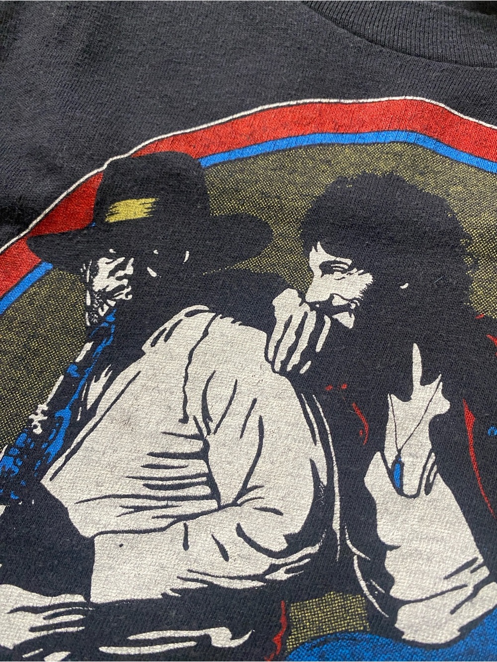 Bruce Springsteen and Clarence Clemons Graphic Vintage Soft Tee 80/81 Tour
